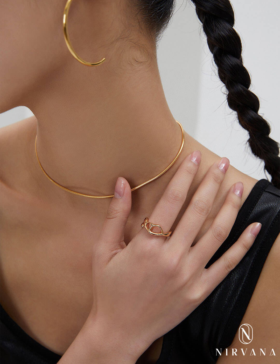 Anillo minimalista de plata esterlina