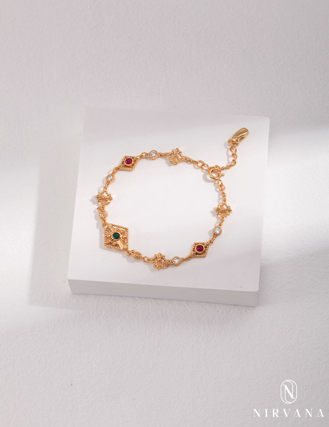 Sterling Silver Zircon Bracelet