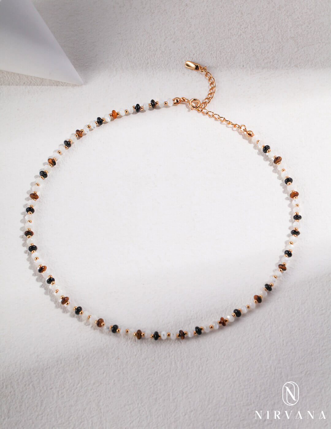 Tiger Eye Natural Stone Necklace