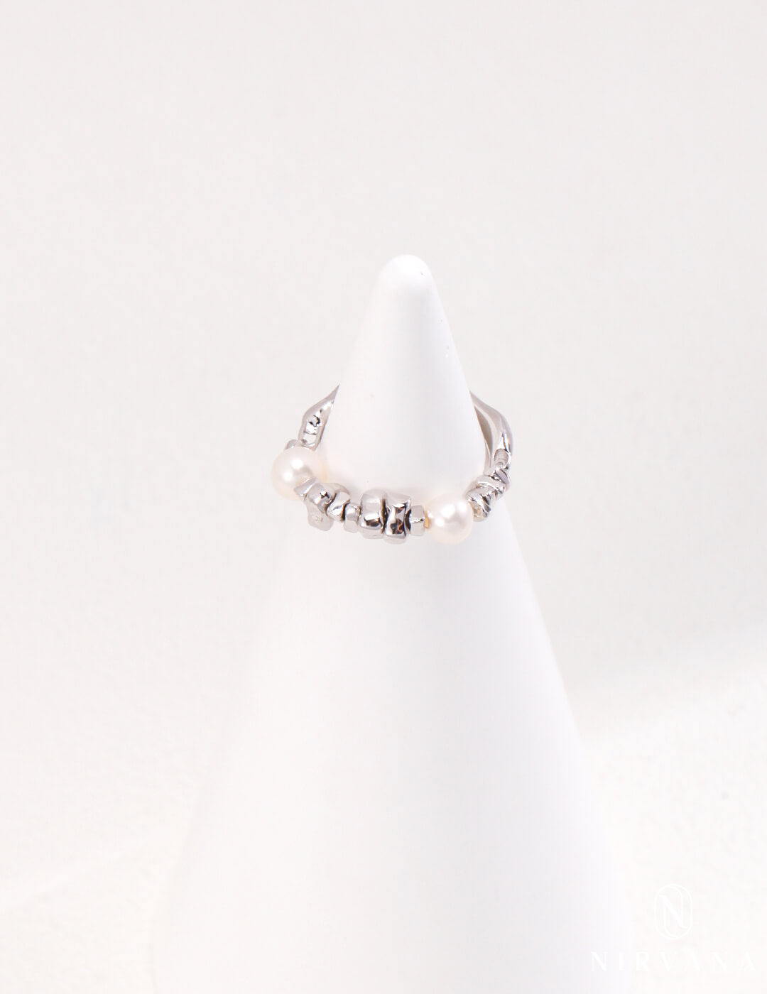 Sterling Silver Natural Pearl Ring