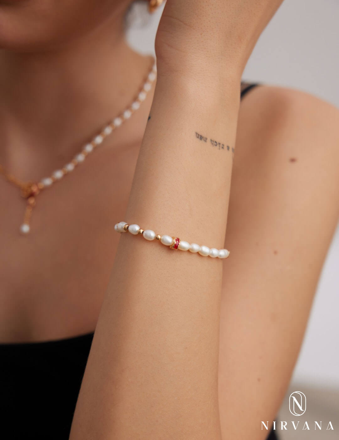 Minimalist Sterling Silver Pearl Bracelet